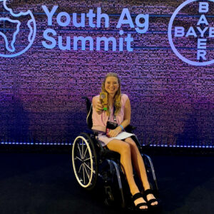 Kelcie at Bayer Youth Ag Summit